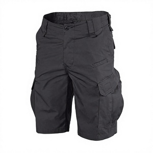 กางเกงยีนส์ขาสั้นทรงคาร์โก้ผ้าฝ้ายระบายอากาศได้ดี เอวกลาง สีพื้น หลายกระเป๋า สไตล์ลำลองสำหรับผู้ชาย ไซส์ใหญ่ ขายดี - Product Image 2