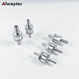Clapet anti-retour de carburant 6 8 10 12 14 16 mm en alliage d'aluminium pour conduites d'essence, de diesel et d'eau des véhicules Peugeot et <span class=keywords><strong>Renault</strong></span> - Product Image 1
