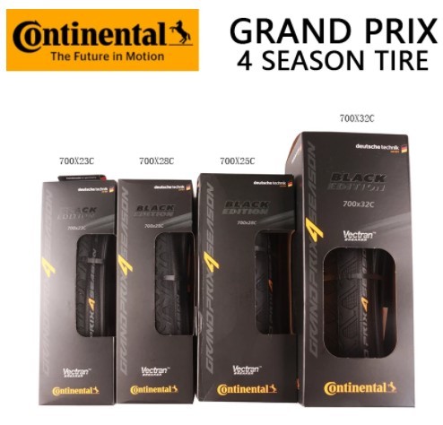 Шина для шоссейного велосипеда Continental Grand Prix 4 Season, велосипедная шина, Размер 700 x 23C, 700 x 25C, 700 x 28C, 700 x 32C