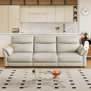 Sillón Reclinable Eléctrico Inteligente Multifuncional, Sofá Combinado de Cuero PU, Diseño Moderno, Extensible, para Sala de Estar - Product Image 4