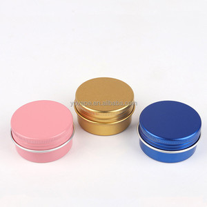 Exquisitas latas de metal de cuello ancho de colores 30 g 60 g 1 onza 2 Oz 30 ml tarro de aluminio negro mate de oro rosa latas de lujo con tapas - Product Image 6