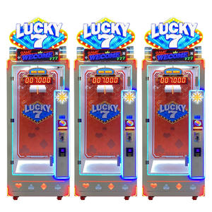 Machine de jeu à monnayeur populaire Lucky 7 pour couper les prix, machine à ciseaux pour couper les prix pour centre commercial, machine à cadeaux à vendre - Product Image 1