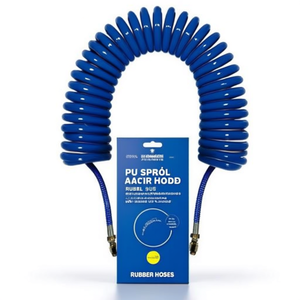 Tuyau d'air spiralé en PU 98 Shore, tuyaux connectés en polyuréthane pour usage industriel - Product Image 2