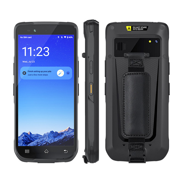 IP67 Rugged Waterproof 6 Inch 4G LTE UNIWA M600 Android PDA Industrial Handheld Smartphone with Optional Bar Code QR Scanner