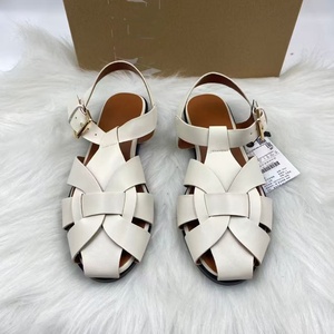 Nouvelles sandales pour femmes, best-sellers, noires, à semelle plate, bout rond, tendance, très vendues - Product Image 4