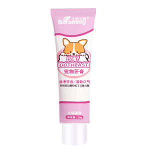 Pasta de dientes para <span class=keywords><strong>limpieza</strong></span> de mascotas ecológica OEM boca fresca para <span class=keywords><strong>perros</strong></span> y gatos fabricada con sabores opcionales - Product Image 1