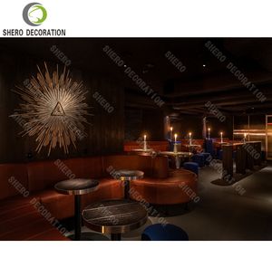 Conception de mobilier de luxe pour boîte de nuit, présentoir à bouteilles de vin durable sur mesure, comptoir de bar, ensemble de canapés pour boîte de nuit - Product Image 5