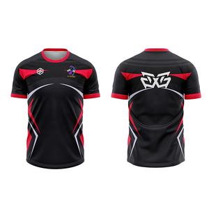 <span class=keywords><strong>T</strong></span>-<span class=keywords><strong>shirt</strong></span> da allenamento sportiva con abbigliamento sportivo su misura maglie da gioco E-Sport ad asciugatura rapida - Product Image 2