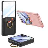 Coque de téléphone ultra-fine en TPU+PC, design sportif, avec anneau de maintien, antichoc, protection 360°, protection d'objectif pliable pour Z