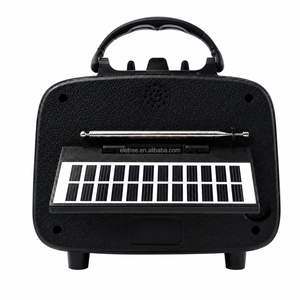 ELETREE YG-6031BTS Vintage Kamin BT-Lautsprecher Radio FM AM SW Solar Aufladbar Uhr USB TF MP3-<span class=keywords><strong>Player</strong></span> - Product Image 4