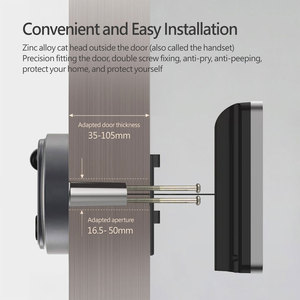 Videoportero con Mirilla Inteligente TuyaSmart WIFI 2026 Actualizado, Audio Bidireccional, Batería, Ángulo de Visión de 166°, Cámara de 3.0MP, Pantalla de 4.3 Pulgadas - Product Image 6