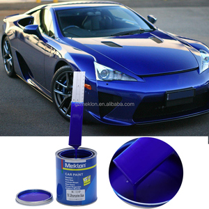Groothandel Snel Droogende Hoge Kwaliteit Autolak Blauw 1K Effen Kleur Autoreparatie Autolak - Product Image 1