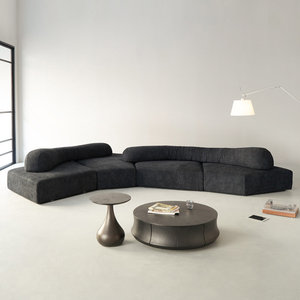 <b>Large</b> Villa Hotel Full Sponge Rock Sectional Set Vacuum Integrated Compression Irregular Module Combination Modern Style - Product Image 1