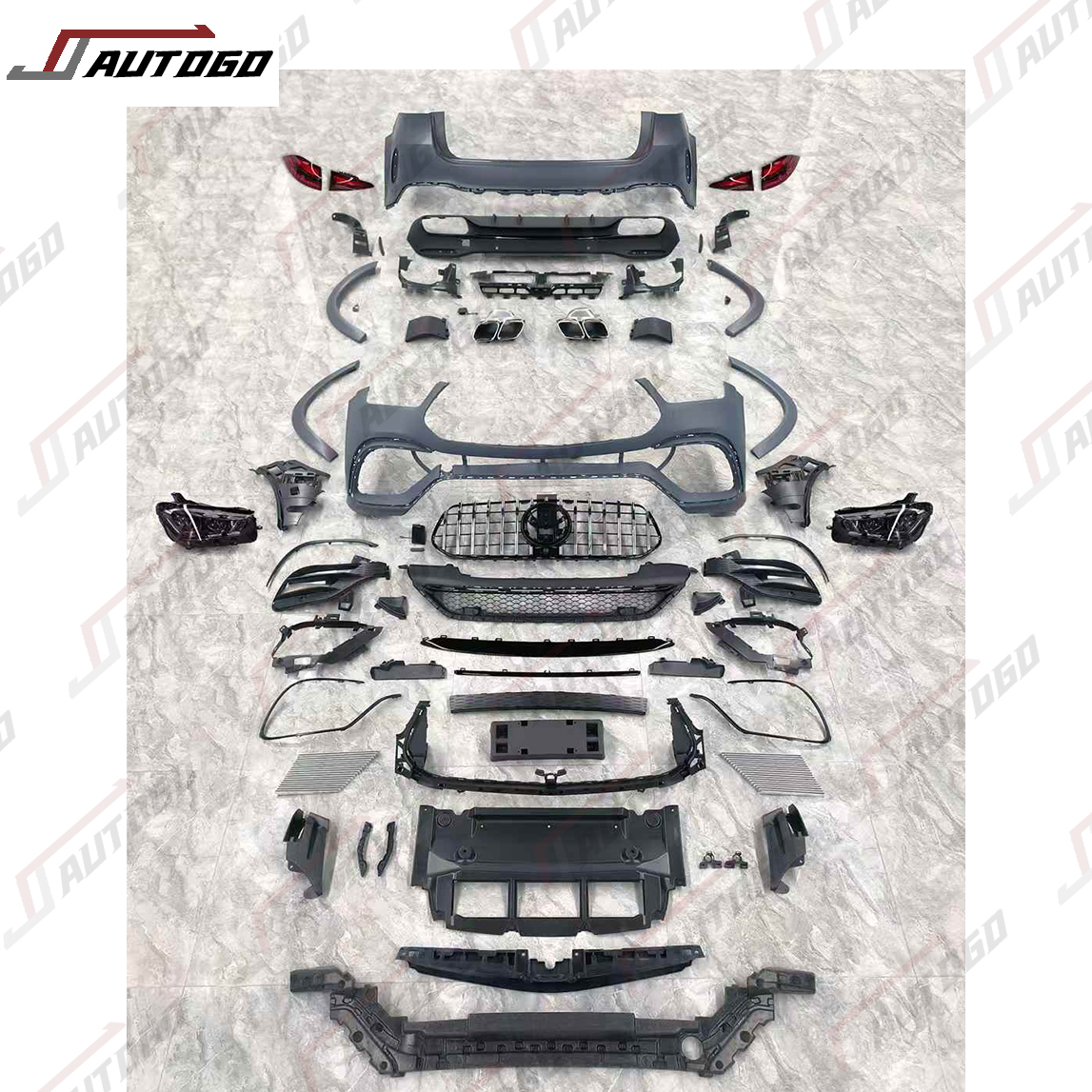G-17　軽量ボディパーツ　轻量化车身零件组　 clear body parts Body Parts/Body Kits/Front Bumper/Rear Bumper/Grille for