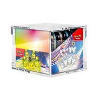 Vitrine en acrylique pour cartes à collectionner TCG miniatures, protection et présentation pour collectionneurs, vente en gros, taille standard