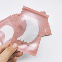 Coussinets professionnels pour extensions de cils, antidérapants, en mousse fine, avec logo personnalisé, doux et confortables, micro-coussinets en mousse sous les yeux pour extensions de cils