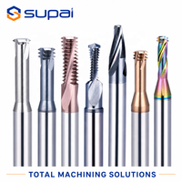 SUPAL Custom Solid Carbide Super Coated High Precision Tolerance Thread End Mill CNC Milling Cutter Tools