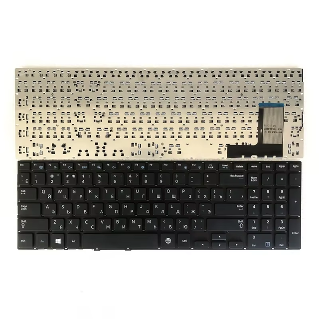 Factory Price Russian RU Laptop Keyboard for Samsung 370R5E 450R5V NP370R5E NP370R5V NP510R5E NP450R5E NP450R5V Keyboard