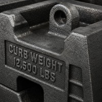 Bloc de lestage en fonte grise de qualité routière certifié ISO9001 de la marque LF, conforme à la norme ASTM A48, moulé au sable pour machines automobiles