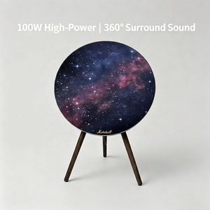 Altavoz Inalámbrico UFO de 100W, Subwoofer Creativo con Forma de Platillo Volador para el Hogar con Sonido de 360° °   Sistema de Sonido Envolvente y Soporte de Trípode para Escritorio - Product Image 2