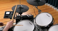 Avatar A61 Set Drum Elektronik Tampilan Akustik Mesh Head Digital Drum Kit Alat Musik Profesional untuk Drummer Dewasa