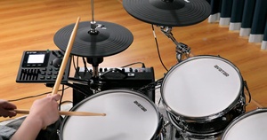 Avatar A61 Electronic Drum Set Acoustic Appearance Mesh Head Digital Drum Kit Professional <b>Musical</b> Instrument For Drummer Adlult - Product Image 6