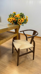 Chaise de salle à manger convertible moderne OEM ODM en corde de papier tressée et roseau naturel, pour la maison, fabricant vietnamien - Product Image 1