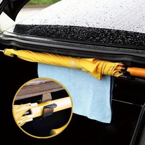 <b>Car</b> Trunk Umbrella <b>Hook</b> Plastic Black Slip <b>Hook</b> For Vehicle Storage - Product Image 2