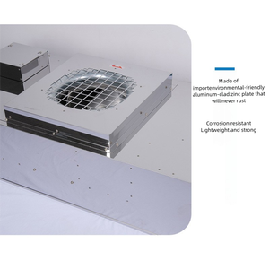<span class=keywords><strong>Mushroom</strong></span> Laboratory Laminar Flow Hood HEPA-ventilatorfilterunit 2x4 FFU met H14 0,3µm 110V 220V/50Hz, levering 1000-2000 m³/uur motor - Product Image 6