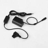 DMW-DCC12 Kit Baterai Dummy Kabel Konektor D-TAP B Kabel Lurus (Konduktor Tembaga PVC) untuk Perekaman Video Kamera