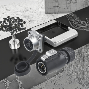 3 P đồng không thấm nước Cáp âm thanh nữ LP nối 3 pin thiết bị đầu cuối IP68 đánh giá cho các kết nối dây - Product Image 5