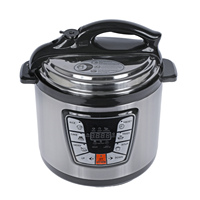 Cuisinière électrique multifonctionnelle et friteuse à air 5,1-6,0 L 0-70 Kpa avec boîtier en acier inoxydable pour usage commercial et hôtelier