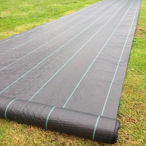 Film <span class=keywords><strong>de</strong></span> paillage agricole en PP, <span class=keywords><strong>toile</strong></span> tissée anti-mauvaises herbes, résistante aux UV, robuste, couverture <span class=keywords><strong>de</strong></span> <span class=keywords><strong>sol</strong></span>, <span class=keywords><strong>toile</strong></span> <span class=keywords><strong>de</strong></span> contrôle des adventices 60-220 g/m² 45-200 cm - Product Image 4