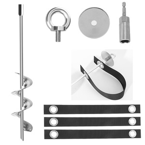 Herramienta de fijación en espiral para trampolines, invernaderos y tiendas de campaña, para taladro eléctrico, ideal para jardín y exteriores, y otros accesorios. - Product Image 4
