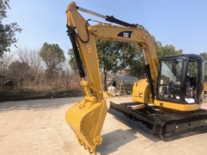 Mini-excavatrice d'occasion 8 tonnes Caterpillar 308 CAT 308 CAT 308C, pelle sur chenilles d'origine japonaise, marteau briseur d'occasion, certifiée CE - Product Image 4