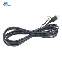 Connecteur M12 4 broches, câble électrique industriel circulaire, fiche mâle, étanche IP67, faisceau de câbles, connecteur