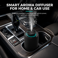 Diffuseur d'arômes sans eau 20 ml, nébuliseur de parfum Bluetooth pour chambre à coucher, bureau, petit bureau et voiture, fonctionnement silencieux, contrôle intelligent 5V