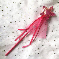 Baguette Magique Scintillante Étoile Mignonne pour Enfants – Cadeau d'Anniversaire Fille, Fête, Noël, Remise de Diplôme, Saint-Valentin, Cosplay Princesse – Offre Spéciale