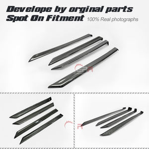 อะไหล่รถยนต์สำหรับ Honda Civic FC รุ่นที่ 10 ปี 2016-2018  แผงประตูด้านในคาร์บอนไฟเบอร์ 4 ชิ้น สำหรับรถยนต์พวงมาลัยซ้าย (4 ประตู ด้านหน้าและด้านหลัง) - Product Image 5