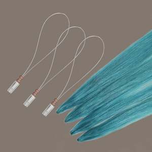 Extensiones de Cabello con Microperlas, Extensiones de Cabello Humano con Hilo de Pesca, Extensiones de Cabello con Plumas H6, Extensiones de Cabello con Anillo Nano - Product Image 4