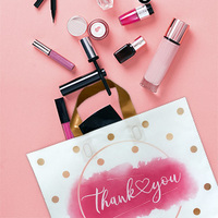 SZCX Hot Thank You Boutique Sacs Pour Entreprises Petits Sacs À Provisions En Plastique En Vrac Marchandise Sacs Au Détail