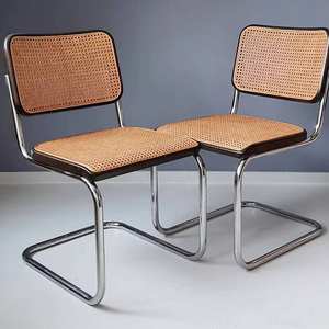 Chaises de salle à manger en rotin et bois style Cesca, modernes, vintage, confortables, pour restaurants et hôtels – Offre Spéciale - Product Image 6