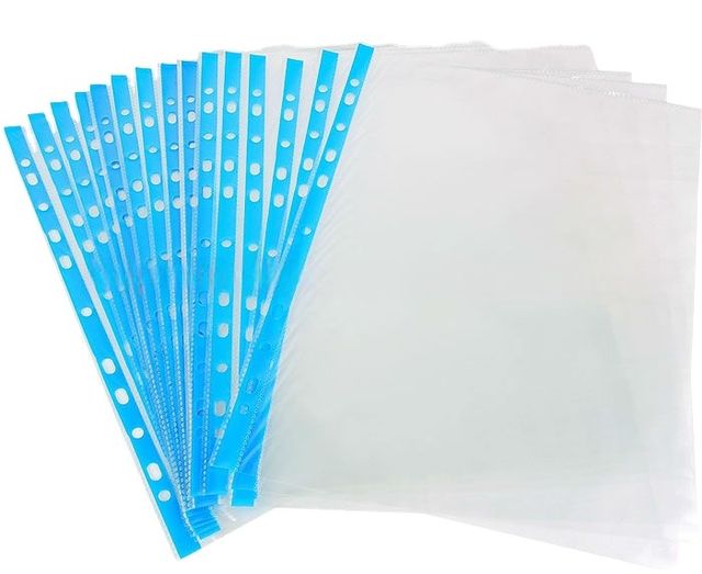 Hot Sales hd A4 Folder Sheet Protector with Plastic Pocket 11 Holes Durable PP Material
