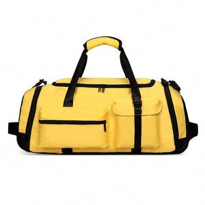 Mochila de Gimnasio y Yoga Plegable con Logotipo Personalizado, de Poliéster, Ultra Gran Capacidad, Resistente, con Bolsillo Frontal Impermeable para Artículos Secos y Húmedos - Product Image 4