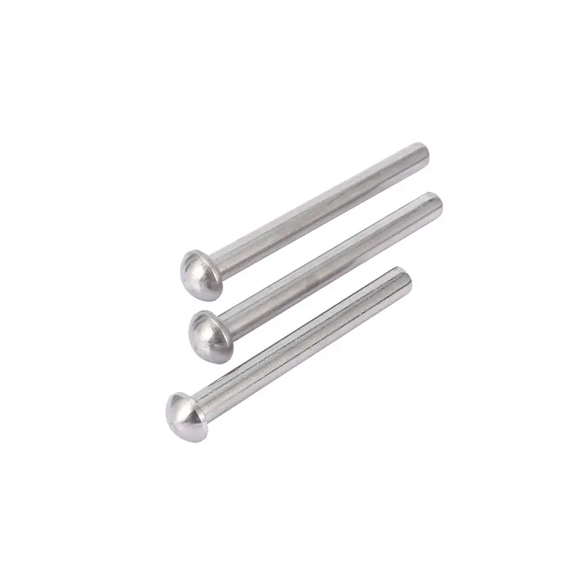 Mechanical non-standard stainless steel half round rivet