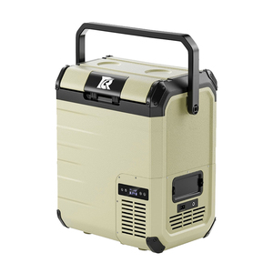 Mini refrigerador portátil para automóvil D23, 12V, compresor de refrigeración, cuerpo de plástico de una sola zona, mini nevera portátil para auto. - Product Image 1