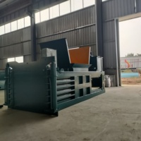 Presse à balles horizontale en plastique, presse à balles hydraulique pour la ligne de recyclage des films PET, PP, PE, des bouteilles, équipement industriel, usine