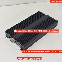 Amplificateur de son mono pour voiture, subwoofer, RMS 80W, 4 canaux, 300W mono, 5 canaux, amplificateur de voiture classe AB