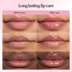 Baume à lèvres ZLZR Honey Peach 10g, hydratant, à la cire d'abeille, masque pour les lèvres, hydratation longue durée, raffermissant, anti-rides, soin des lèvres jour et nuit - Product Image 3