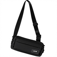 Sac bandoulière homme OEM, nouvelle mode, luxe léger, imperméable, respirant, ultra-léger, en tissu Oxford, fermeture éclair